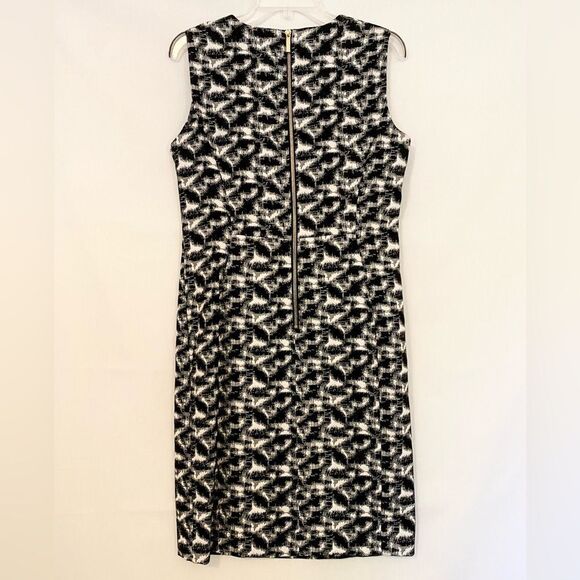 Calvin Klein Elegant Black and White Patterned Dress size 12 - Picture 9 of 13